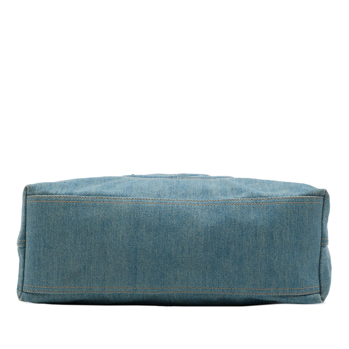 Soho Cabas chaîne Moyen Jean Bleu