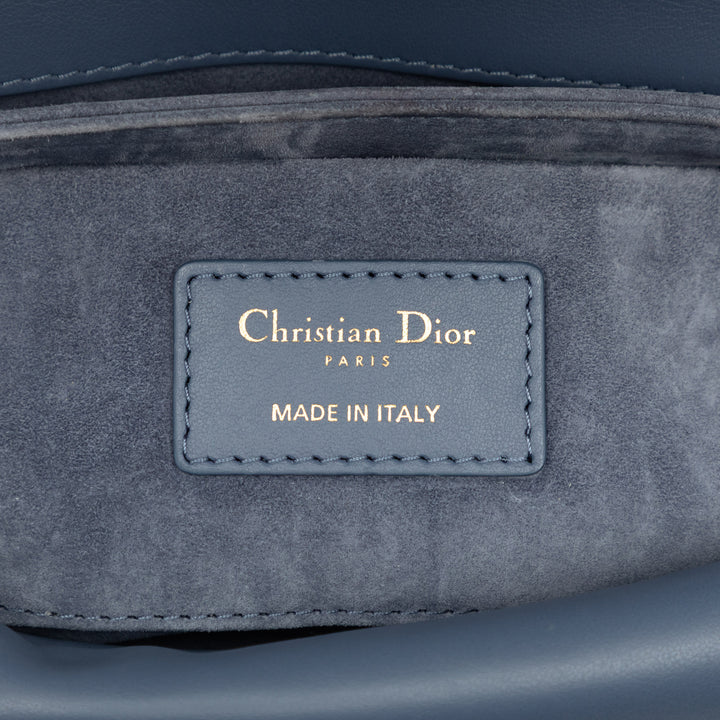 Cannage Jolie sac à Mini Tweed Bleu