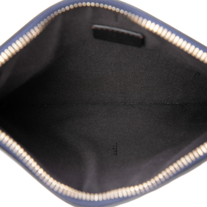 Fendi Fila Mania Multicolor Zucca embossé Cuir Pochette