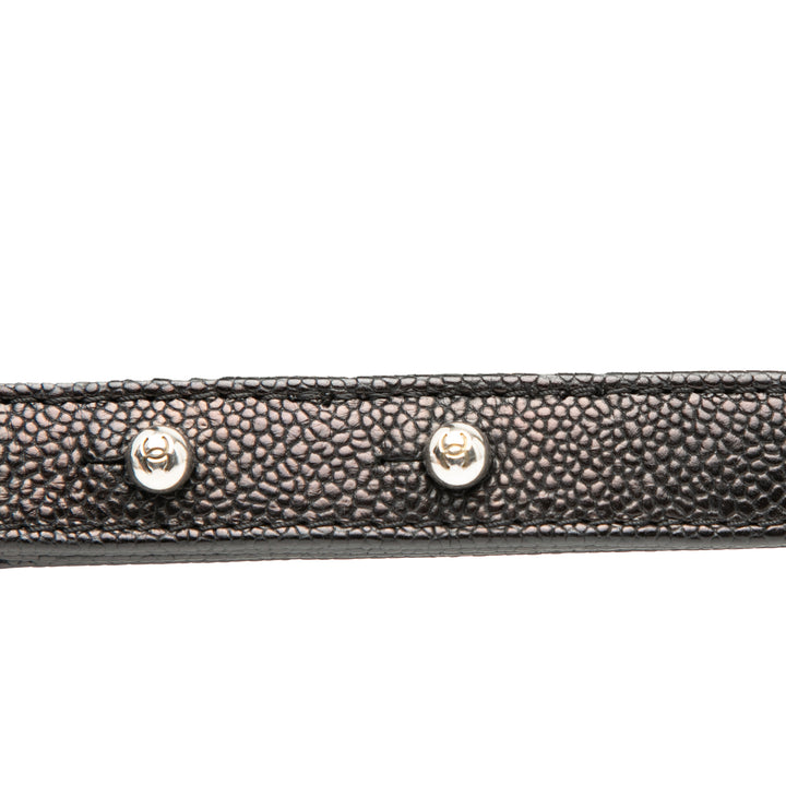 Chanel Old Medium Matelassé Caviar Boy à rabat