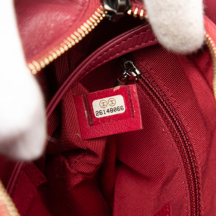 Chanel Small Chevron vieilli Cuir de veau Gabrielle Sac porté croisé