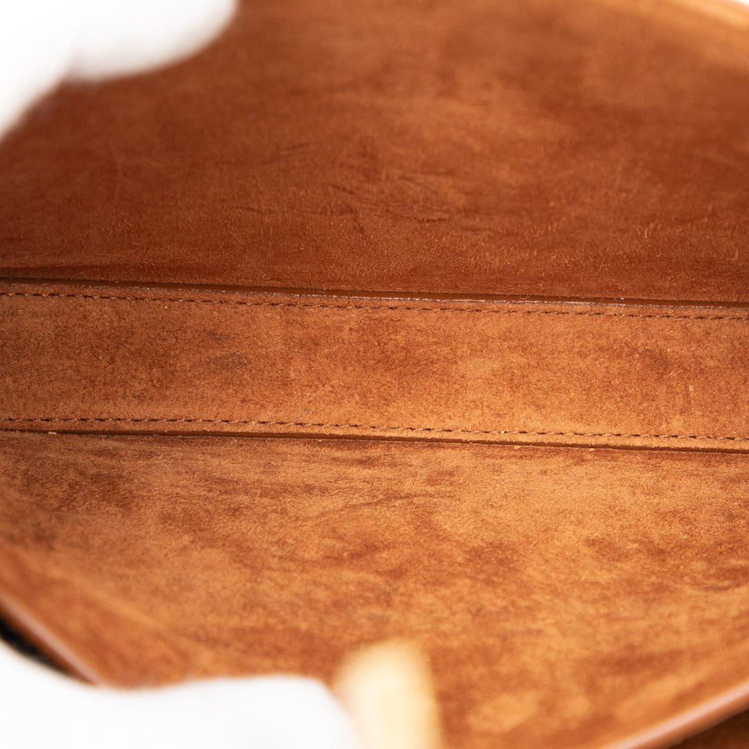 Saint Laurent Mini Toile Monogram Cassandra sac à anse supérieure