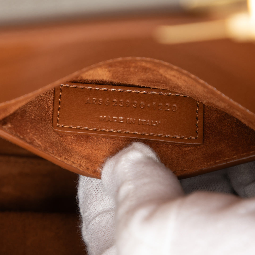 Saint Laurent Mini Toile Monogram Cassandra sac à anse supérieure