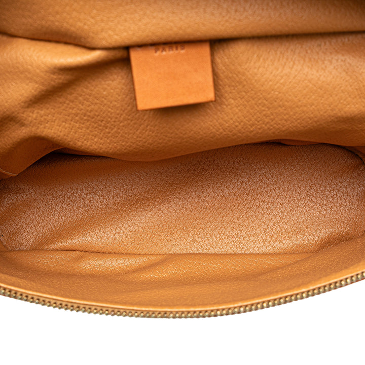 Macadam Coated Canvas Vanity Bag Brown - Gaby Paris