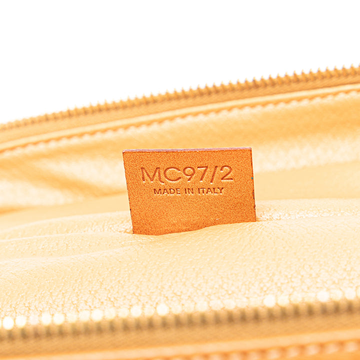 Macadam Coated Canvas Vanity Bag Brown - Gaby Paris