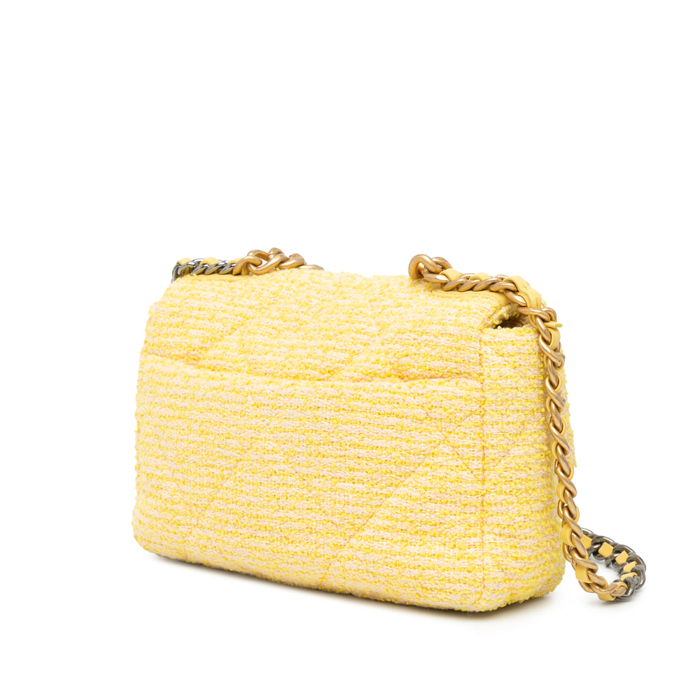 Medium Tweed 19 Flap Yellow - Gaby Paris