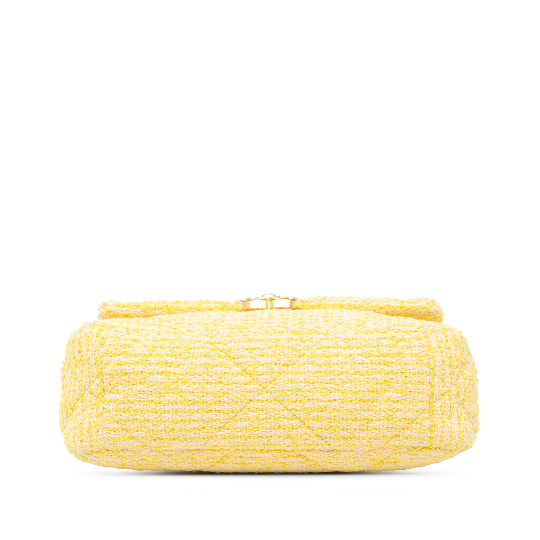 Chanel Medium Tweed 19 Flap Yellow - GABY PARIS