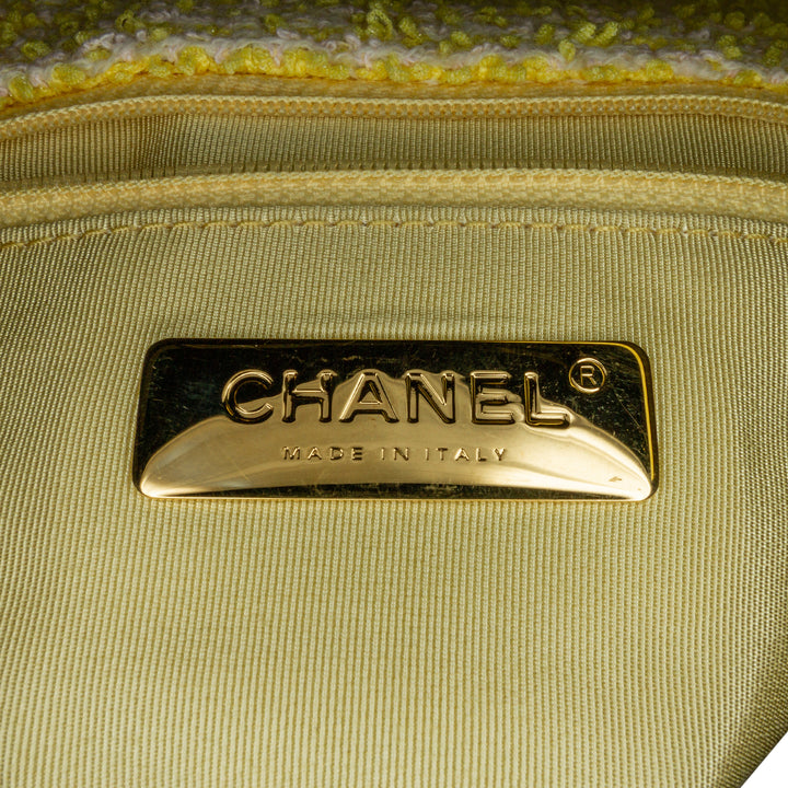 Chanel Medium Tweed 19 Flap Yellow - GABY PARIS