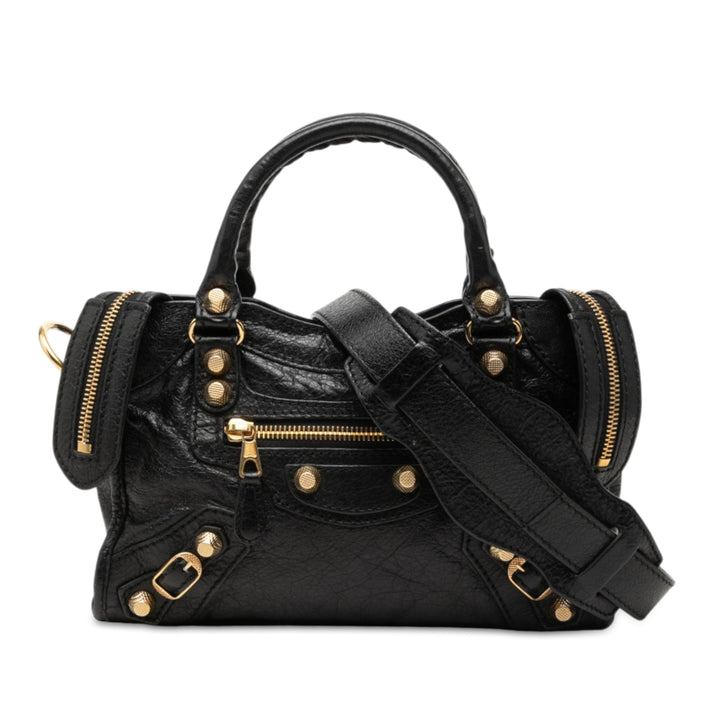Balenciaga Mini Cuir d'agneau Motocross Giant 21 City Sac