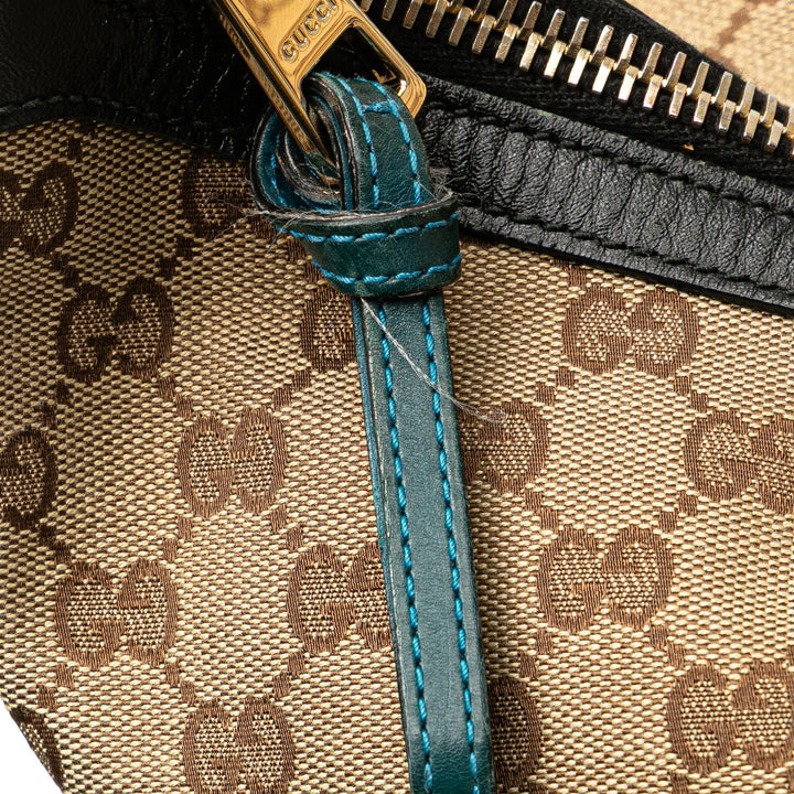 Gucci GG Toile Cheer Hobo Marron