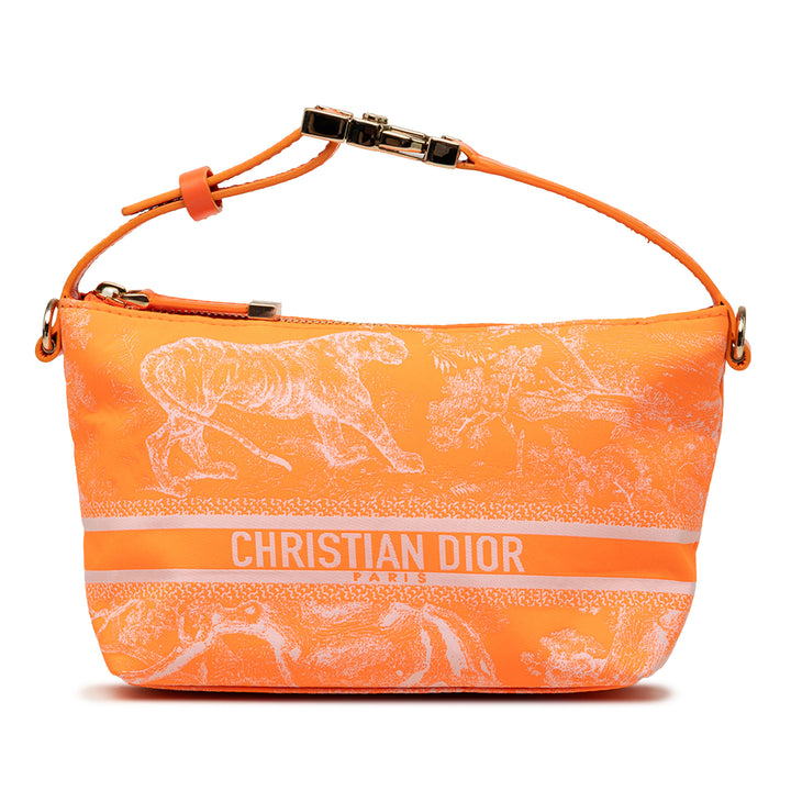 Dior Small Technical Fabric Toile de Jouy Reverse DiorTravel Nomad Pochette