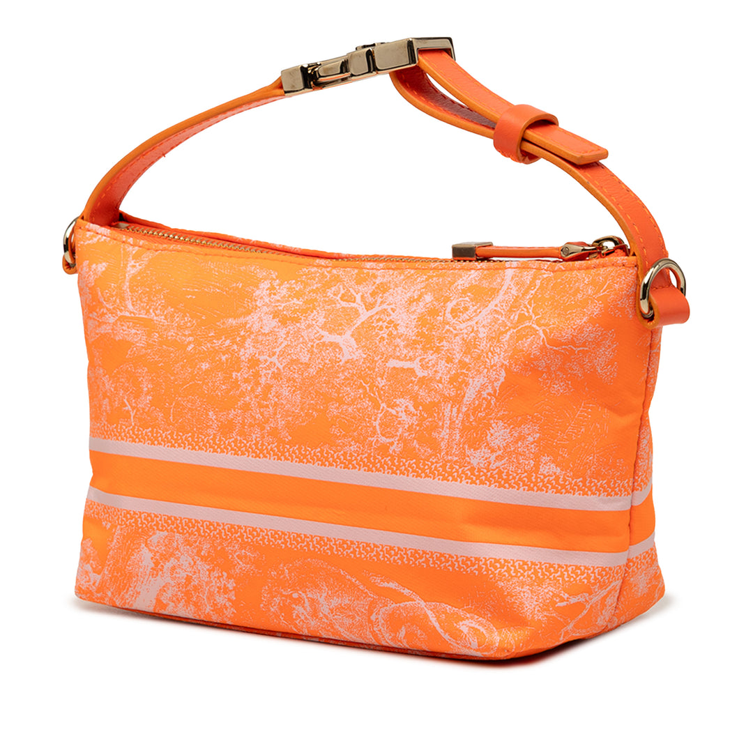 Dior Small Technical Fabric Toile de Jouy Reverse DiorTravel Nomad Pochette