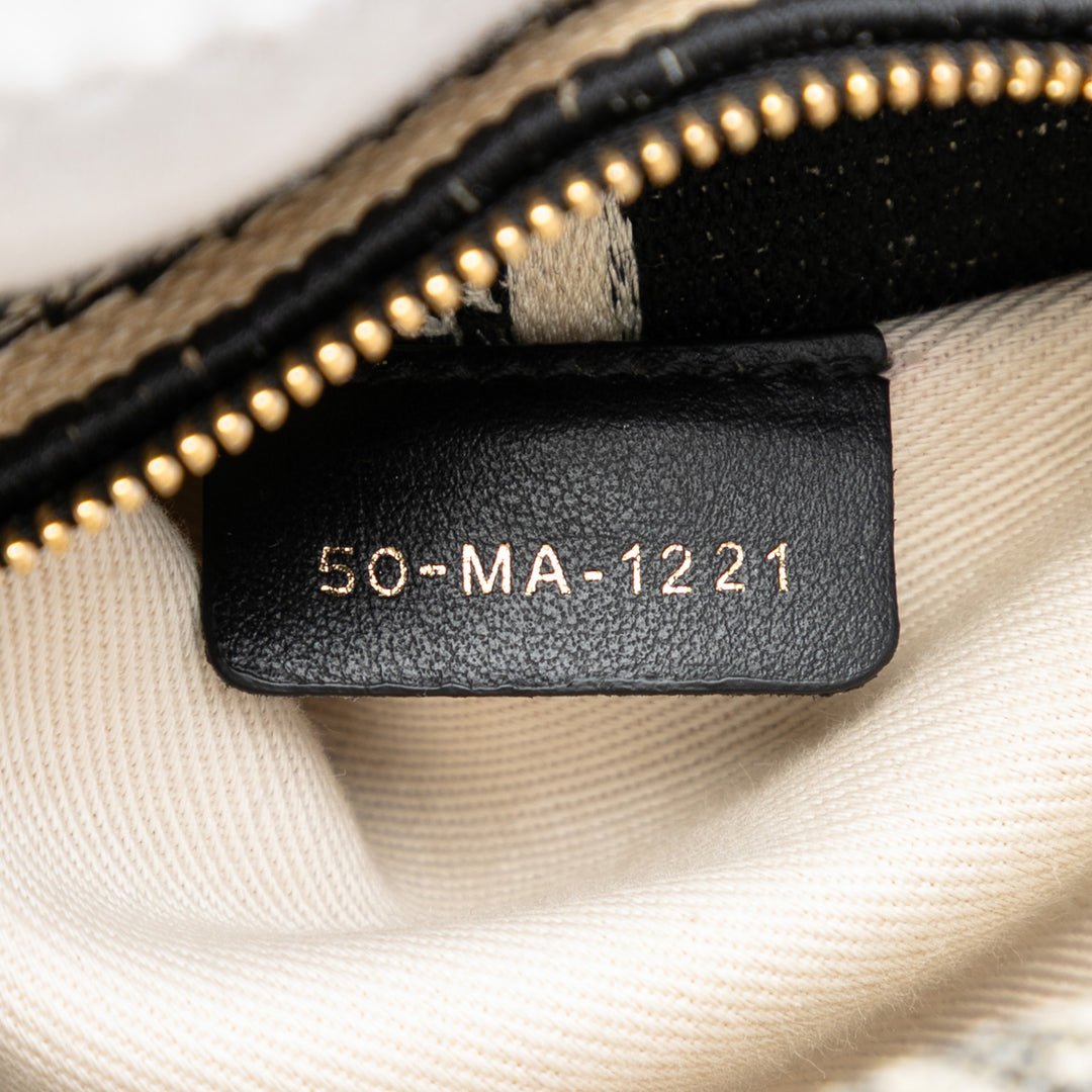 Dior Medium brodé Toile Zodiac Lady D Lite