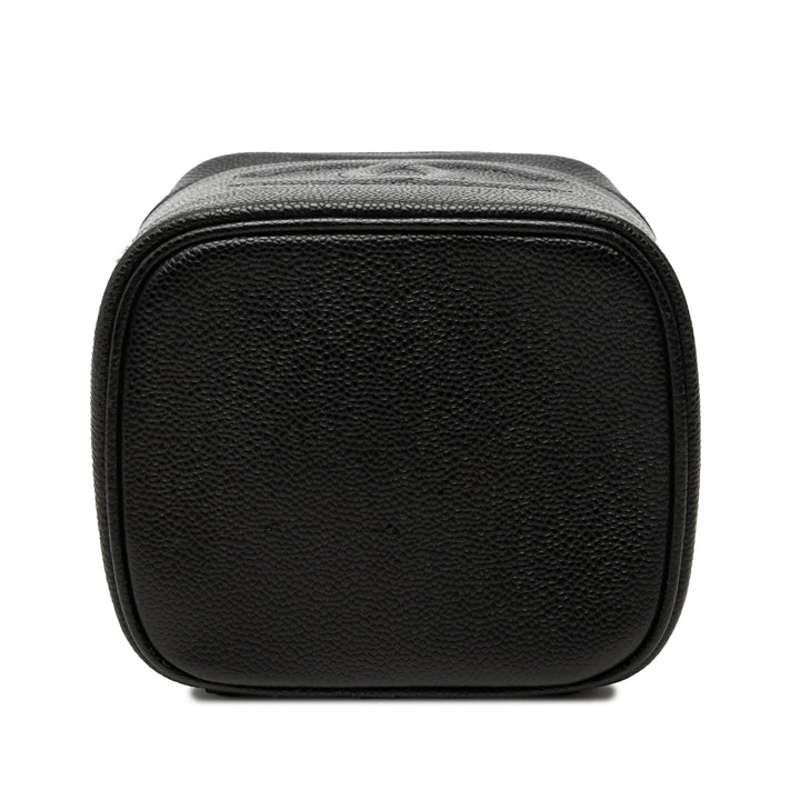 Chanel Vanity CC Cuir caviar Noir – vue 3 – GABY PARIS