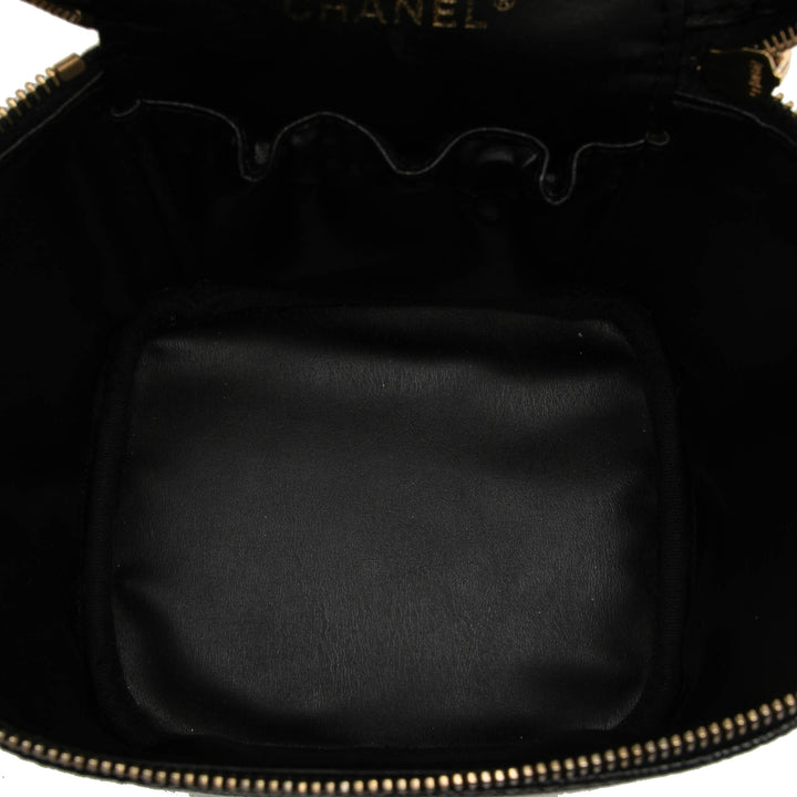 Chanel Vanity CC Cuir caviar Noir – vue 4 – GABY PARIS