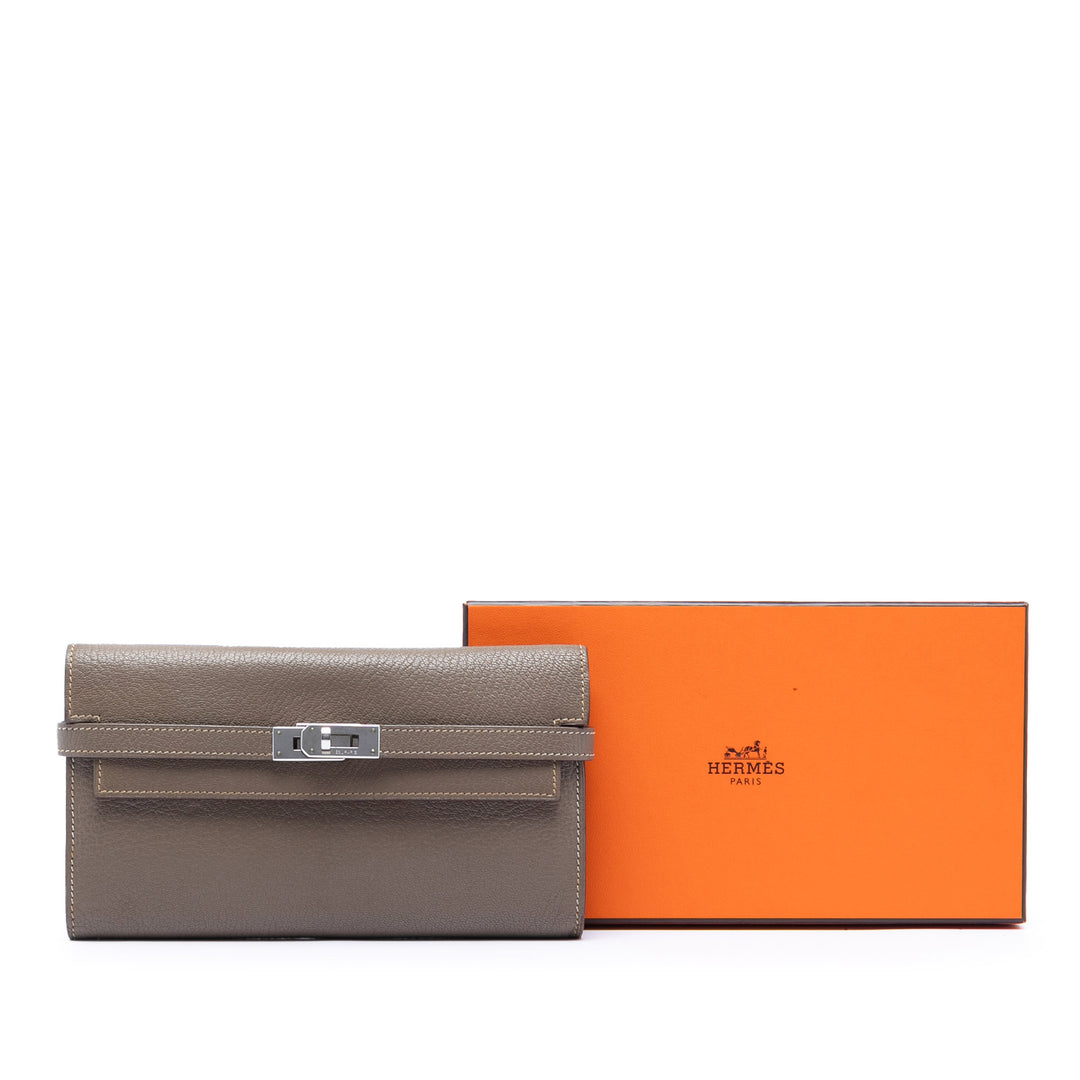 Hermès Chevre Mysore Kelly Longue Portefeuille