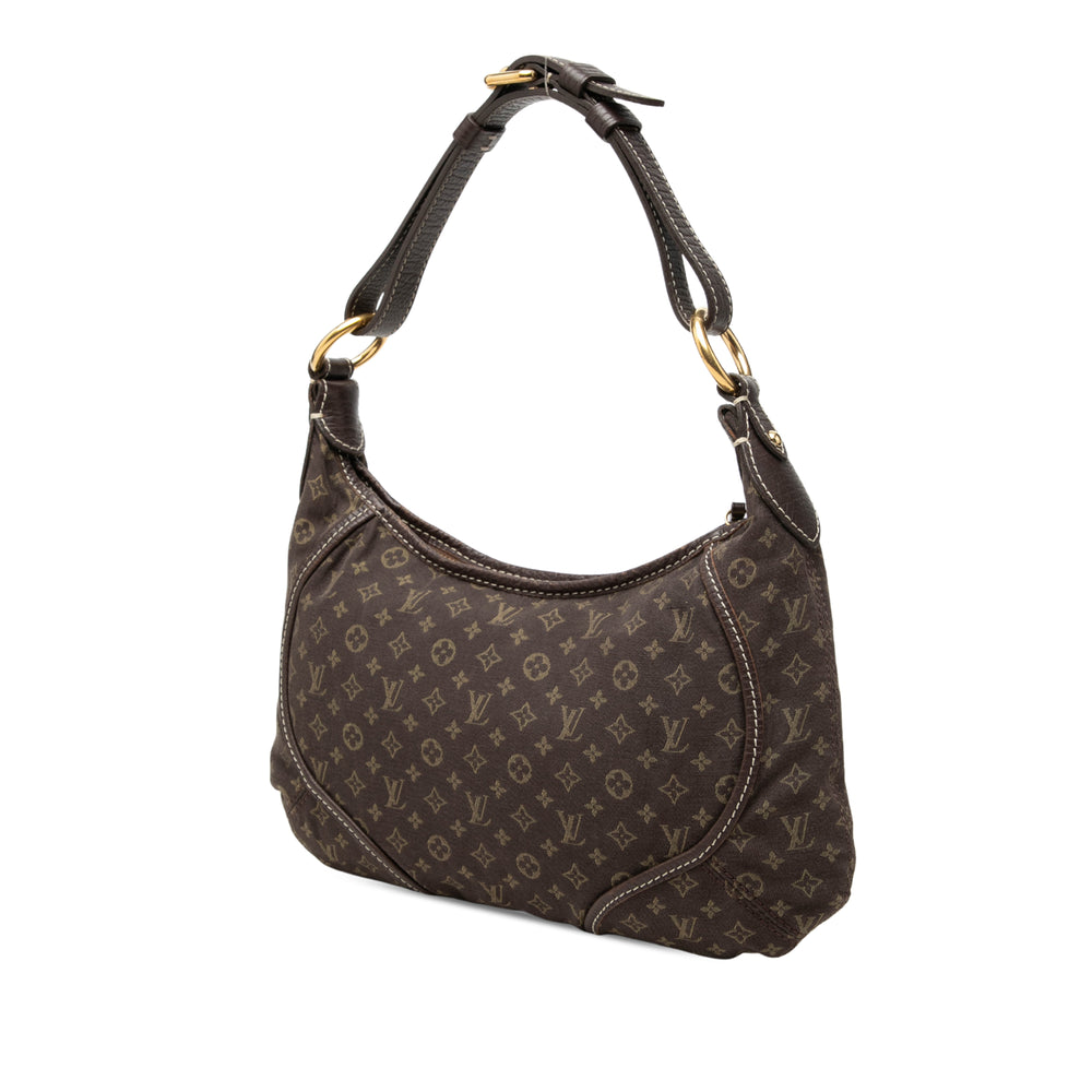 Louis Vuitton Sac porté épaule Lin Manon Monogram Mini Marron – vue 2 – GABY PARIS