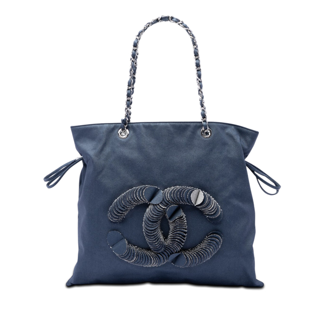 Chanel Large Jean CC Disc Bon Bon Cabas