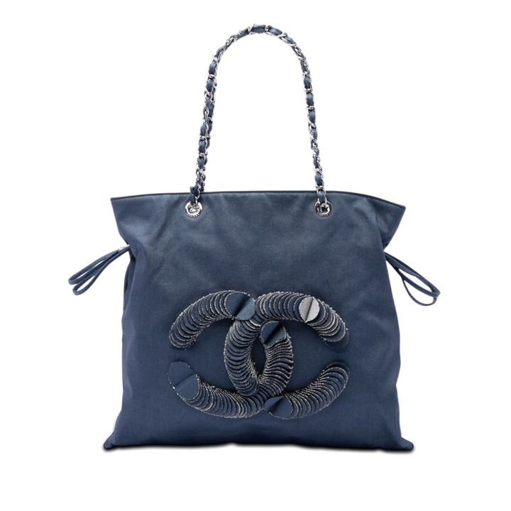 Chanel Large Jean CC Disc Bon Bon Cabas