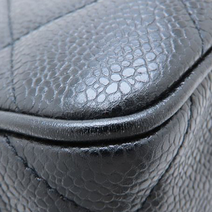 Chanel CC Matelassé Caviar Front Pocket Sac bandoulière