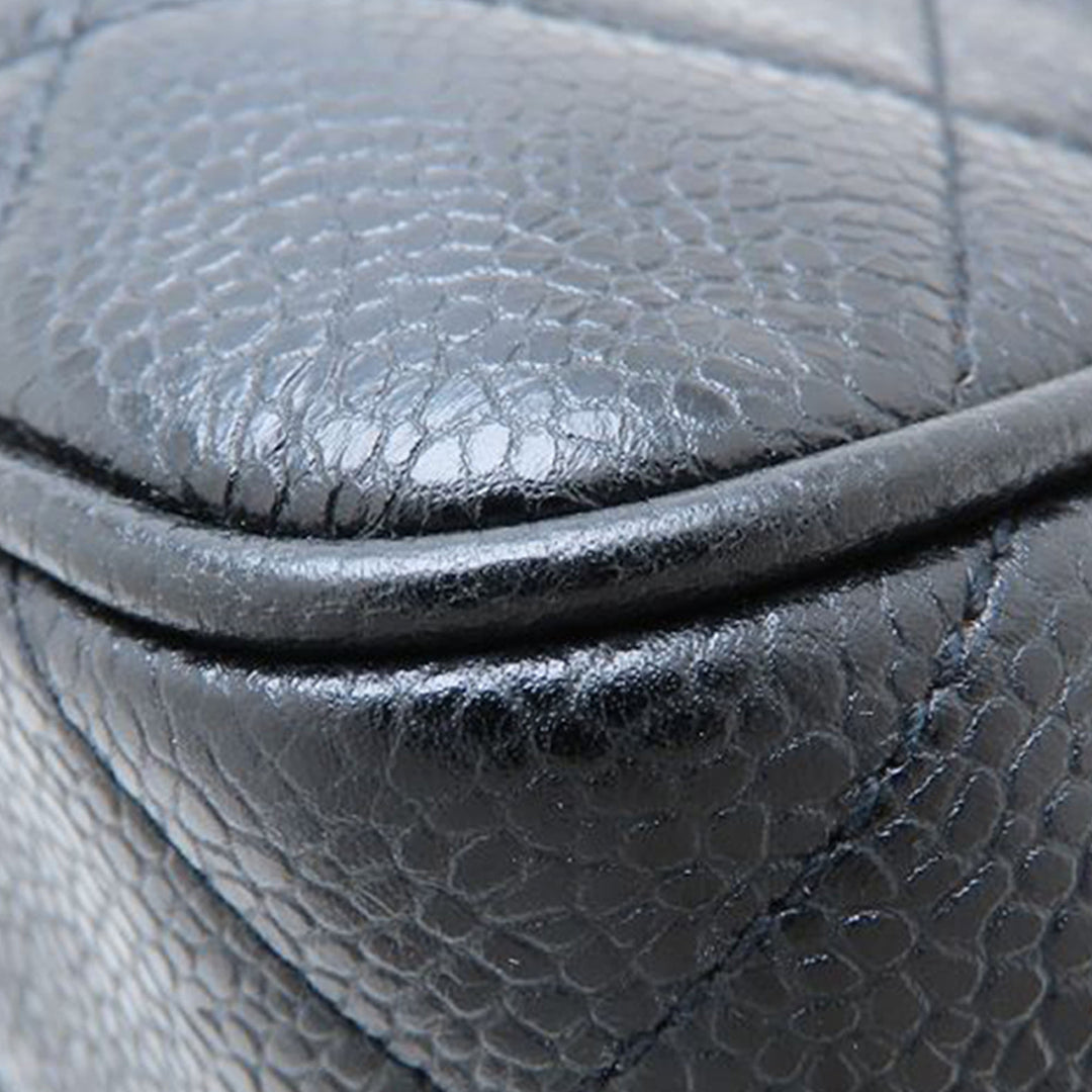 Chanel CC Matelassé Caviar Front Pocket Sac bandoulière