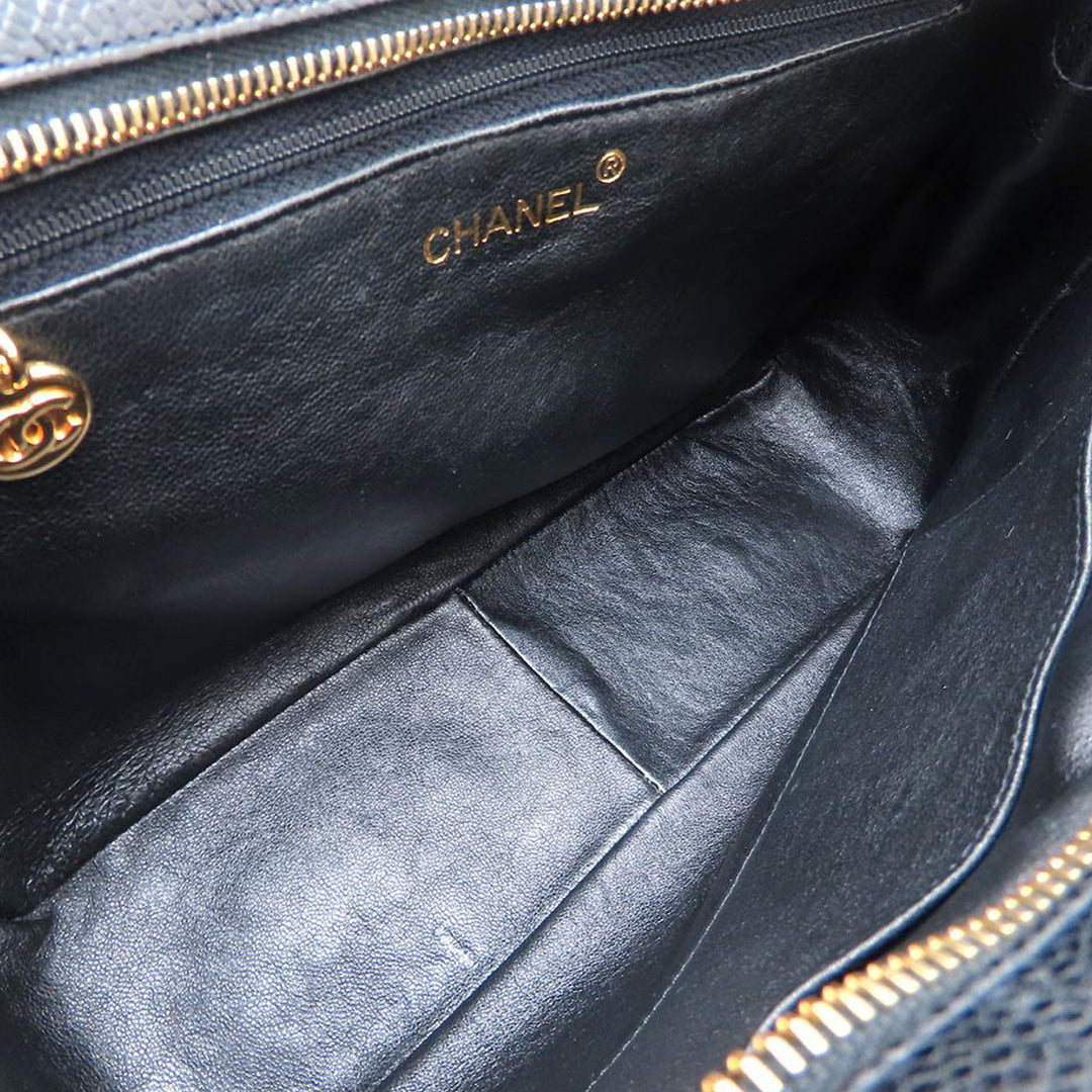 Chanel CC Matelassé Caviar Front Pocket Sac bandoulière
