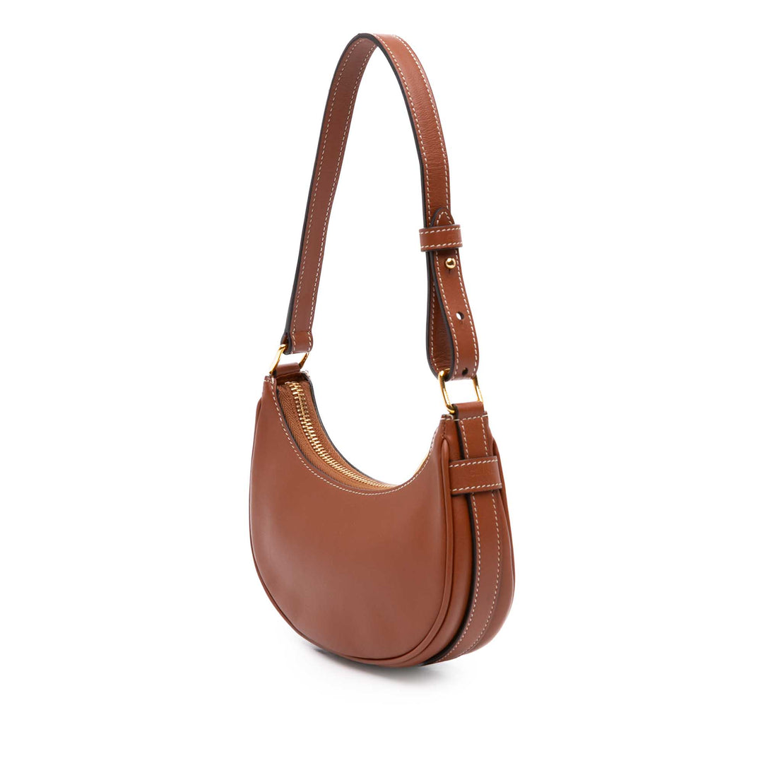 Celine Ava Sac Mini Cuir de veau lisse Marron