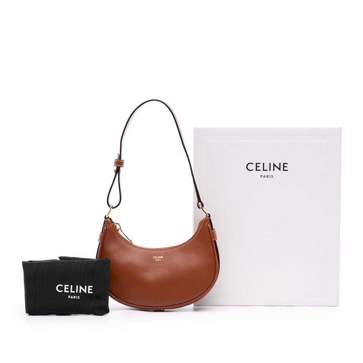 Celine Ava Sac Mini Cuir de veau lisse Marron