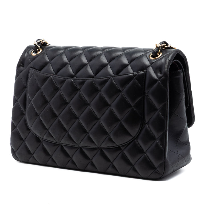 Chanel Jumbo Classic Cuir d’agneau Double rabat