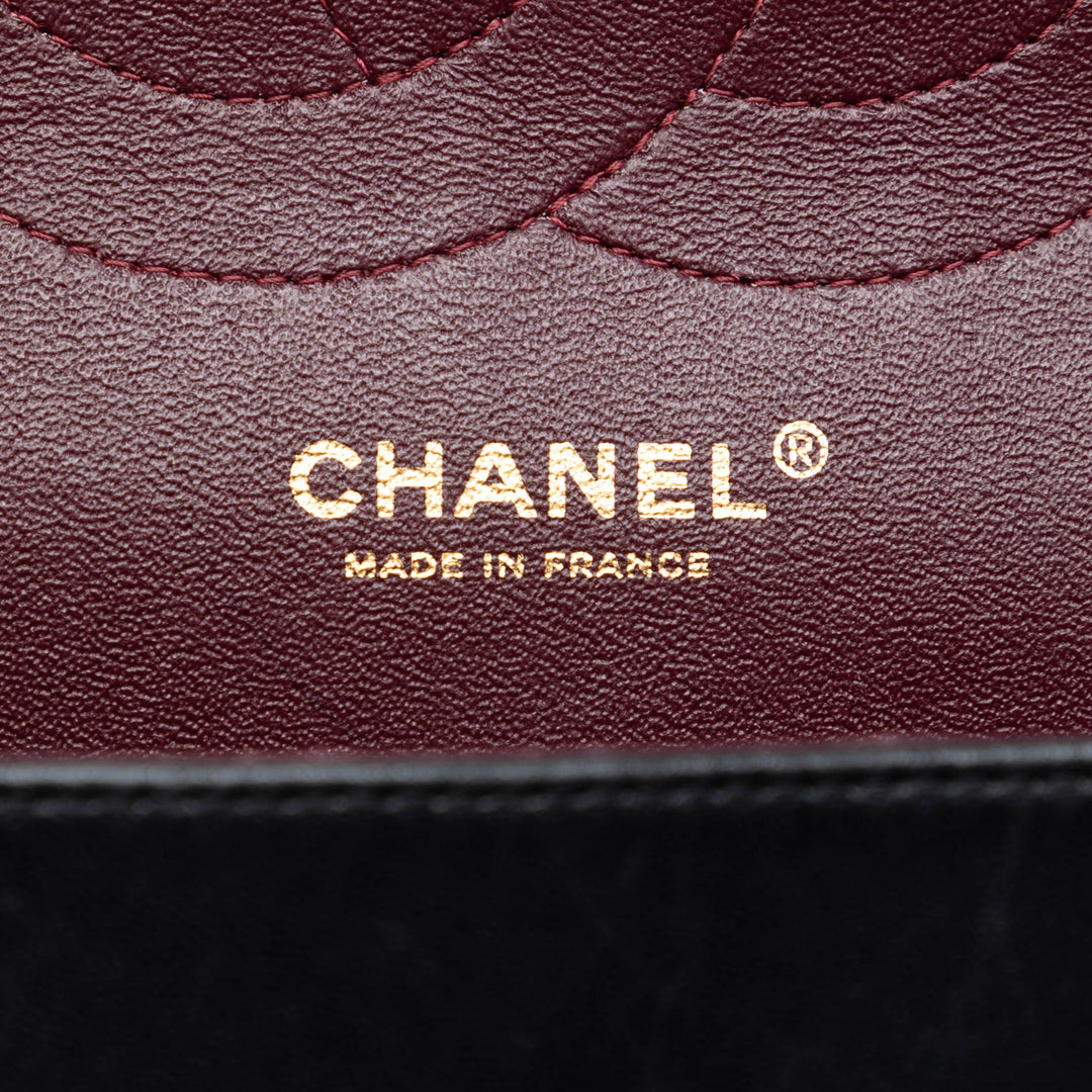 Chanel Jumbo Classic Cuir d’agneau Double rabat
