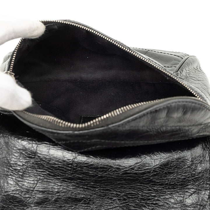 Saint Laurent froissé Niki Sac ceinture Cuir de veau