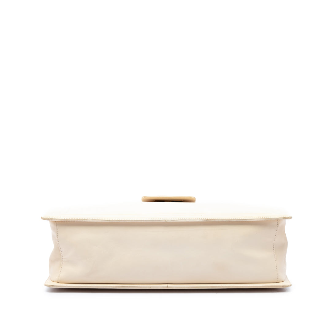 Boy Reverso Cabas Cuir de veau Blanc