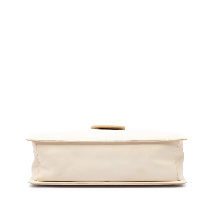 Boy Reverso Cabas Cuir de veau Blanc
