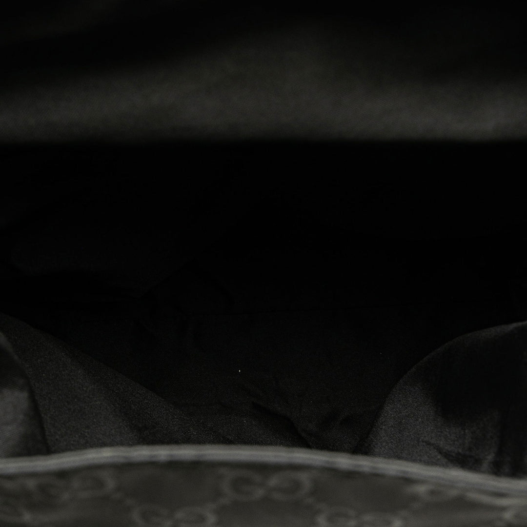 Gucci GG Nylon Backpack Black - GABY PARIS