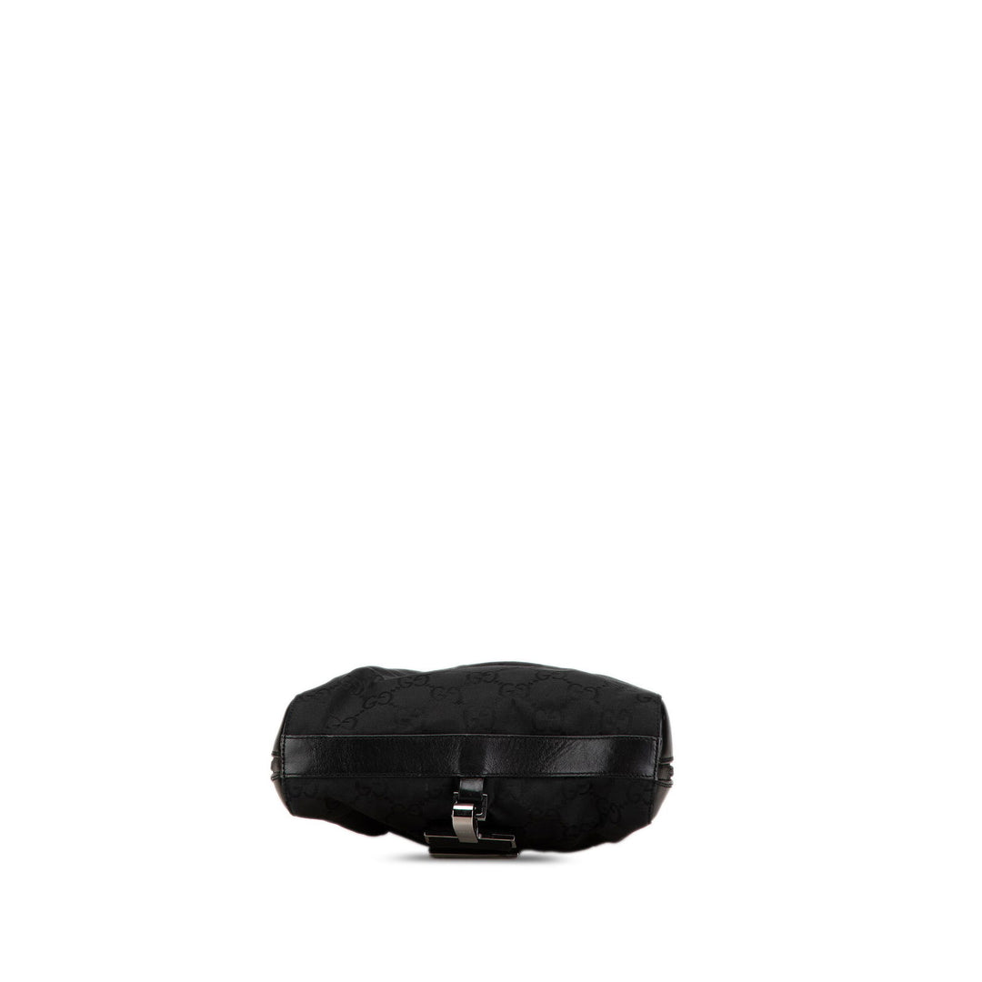 Gucci GG Nylon Sling Backpack Black - GABY PARIS