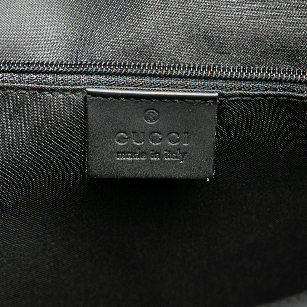 Gucci GG Nylon Sling Backpack Black - GABY PARIS
