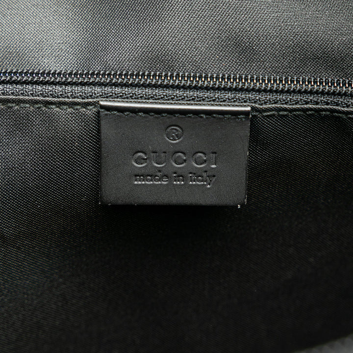 Gucci GG Nylon Sling Backpack Black - GABY PARIS