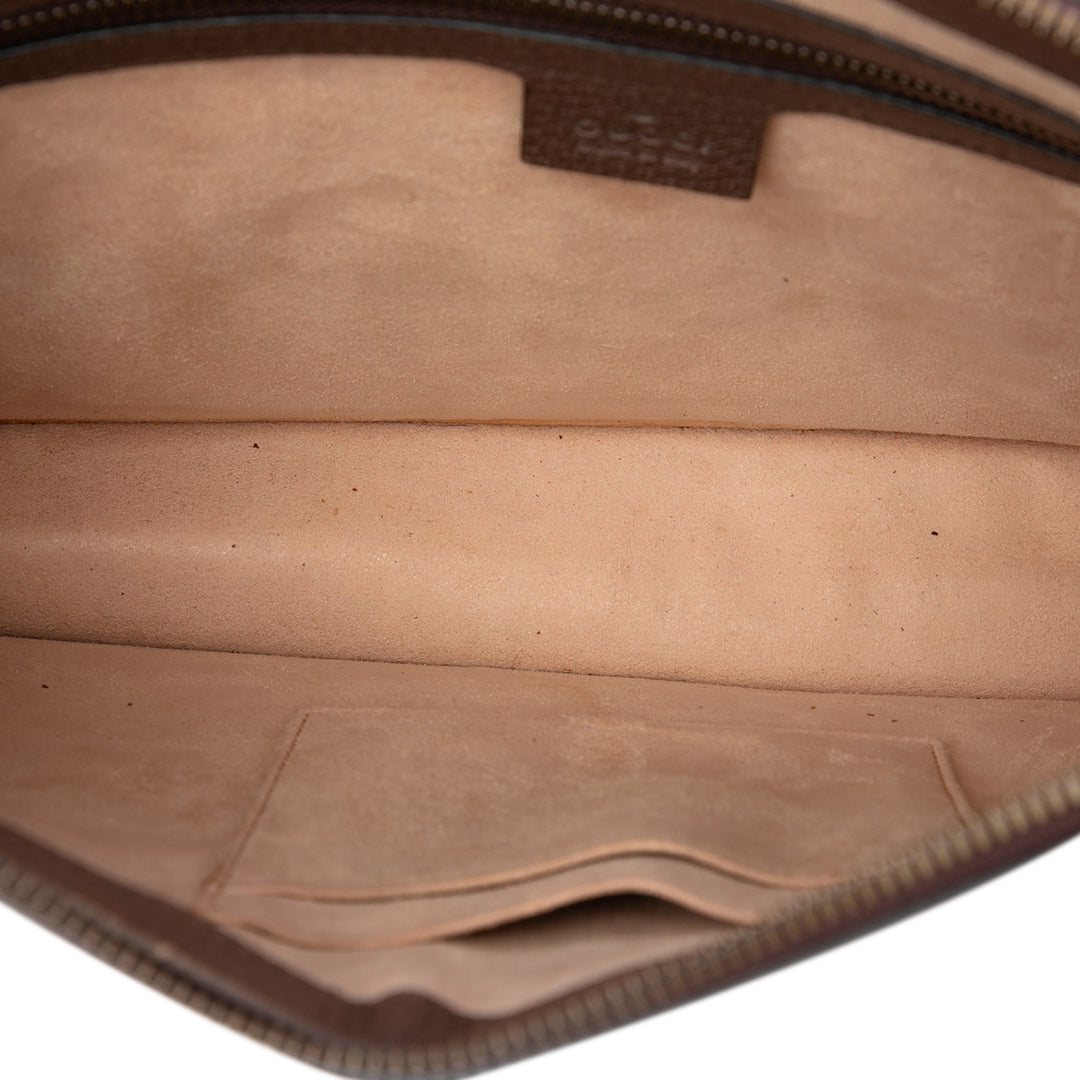Gucci Pochette Web Ophidia GG Supreme Beige – vue 4 – GABY PARIS