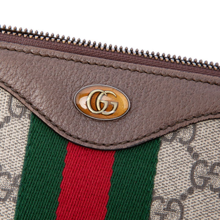 Gucci Pochette Web Ophidia GG Supreme Beige – vue 5 – GABY PARIS