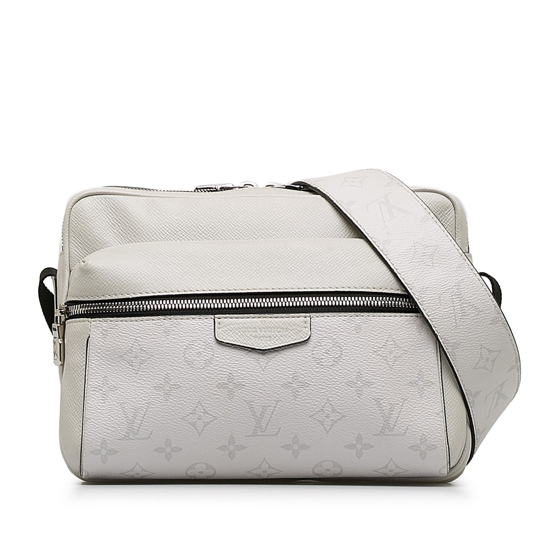 Monogram Taigarama Outdoor Messenger White - Gaby Paris