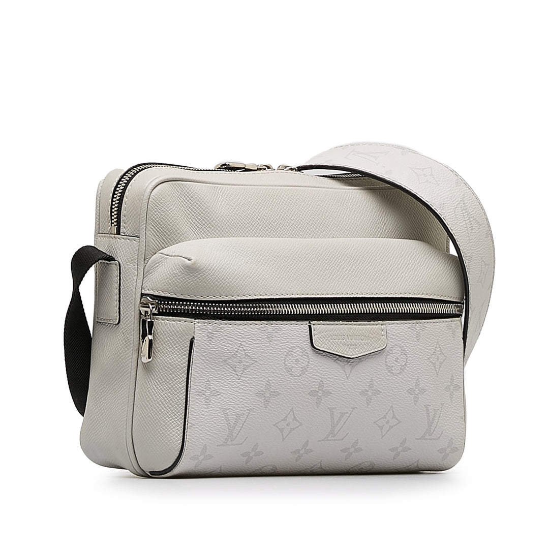 Monogram Taigarama Outdoor Messenger White - Gaby Paris