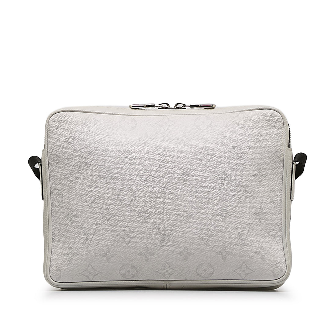 Monogram Taigarama Outdoor Messenger White - Gaby Paris