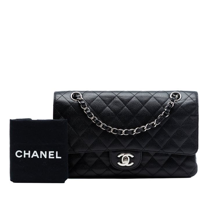 Chanel Medium Classic Caviar Double rabat