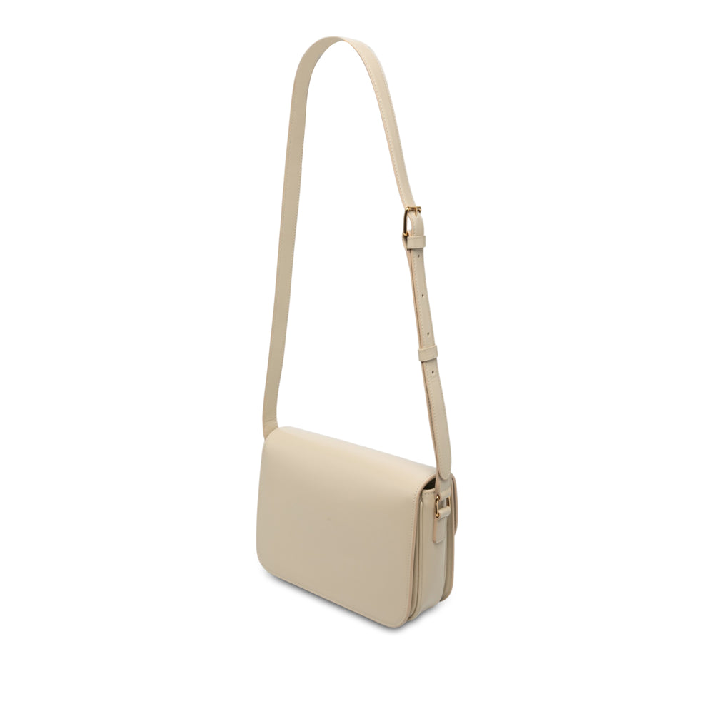 Celine Classique brillant Triomphe Sac Cuir de veau Marron – vue 2 – GABY PARIS
