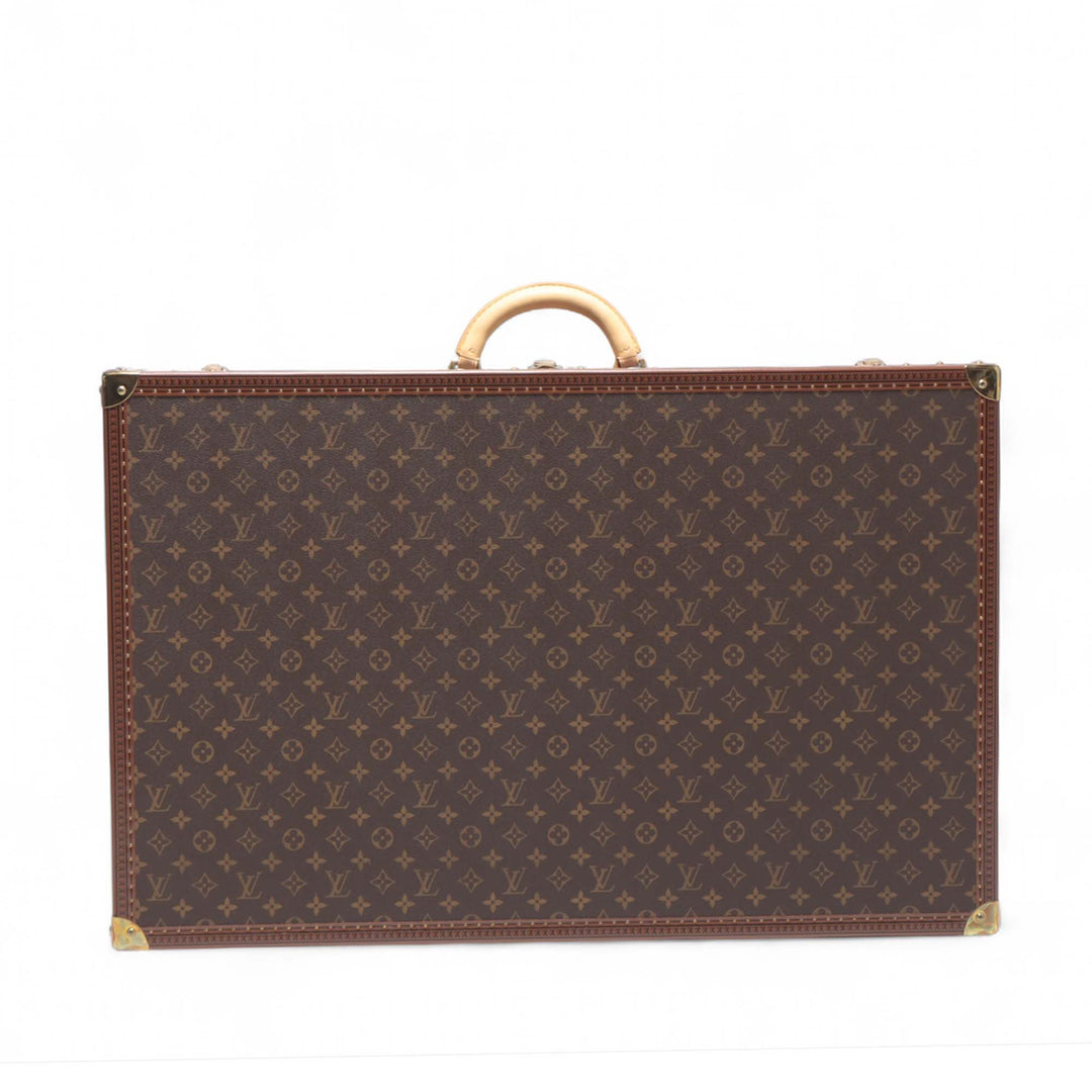 Louis Vuitton Sac de voyage Alzer Trunk 80 Monogram Marron – vue 2 – GABY PARIS
