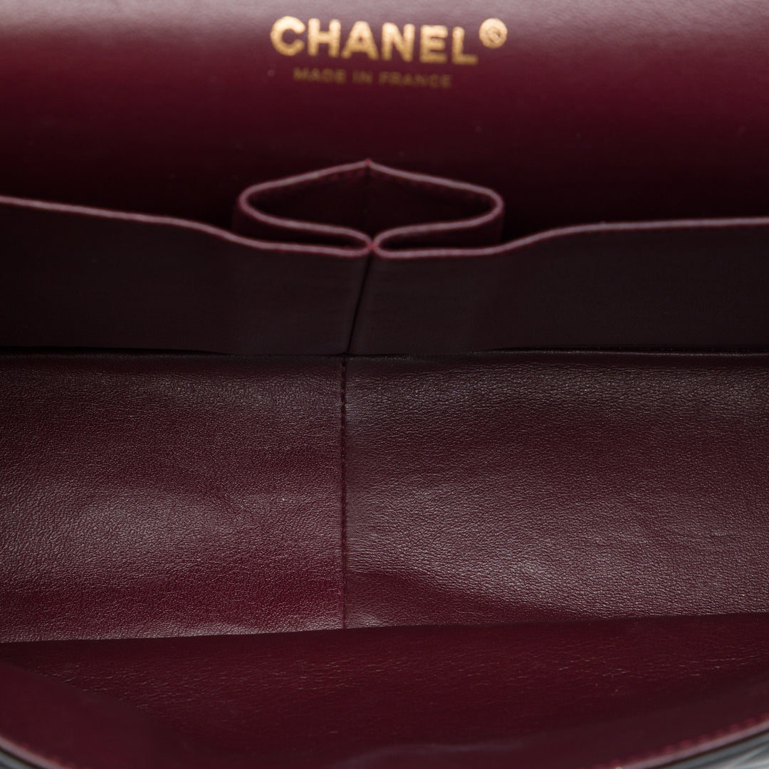 Chanel Classic Double rabat Jumbo Cuir d'agneau Noir – vue 4 – GABY PARIS