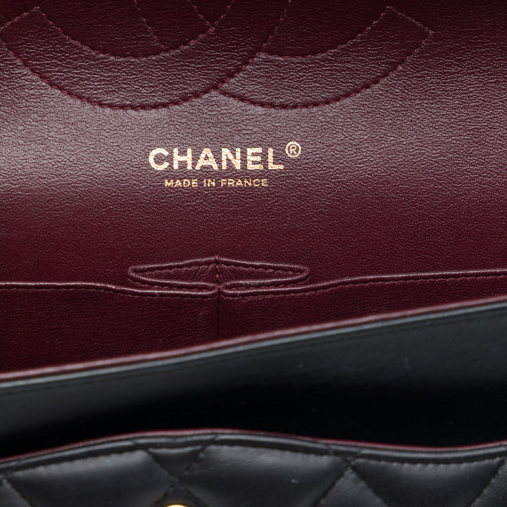 Chanel Classic Double rabat Jumbo Cuir d'agneau Noir – vue 5 – GABY PARIS