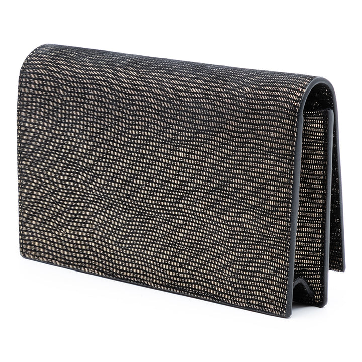 Saint Laurent Daim Monogram Kate Pompon Wallet on Chain