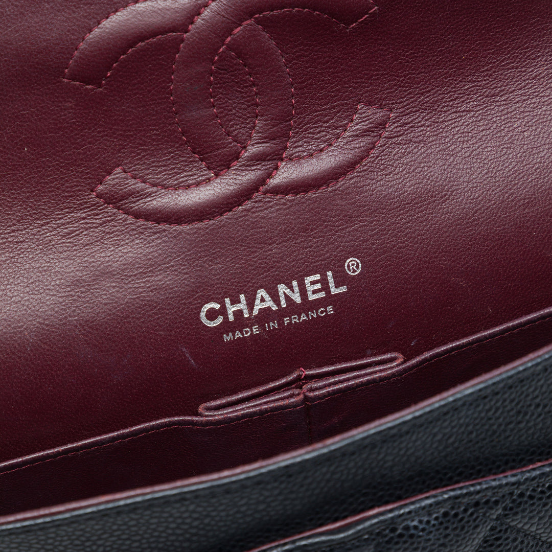 Chanel Medium Classic Caviar Double rabat