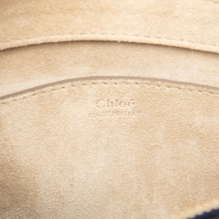 Chloé Pixie Sac Petit Cuir de veau Bleu – vue 5 – GABY PARIS